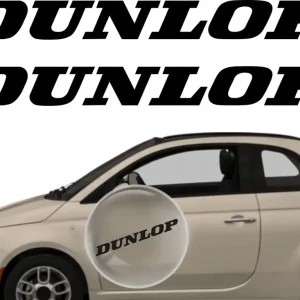 Ekspresowa dostawa Naklejka na samochód auto, szybę lakier, tuning dunlop logo 15cm