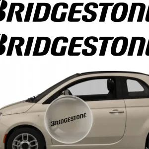 Naklejka na samochód auto, szybę lakier, tuning Bridgestone logo 30cm Wysoka jakość