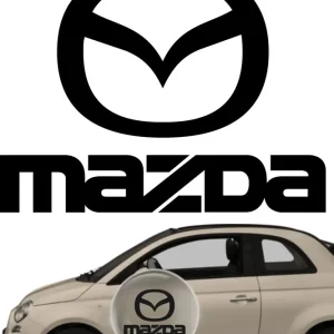 Naklejka na samochód auto, szybę lakier, tuning mazda logo 25cm Wyprzedaż
