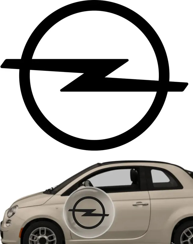 Zwrot pieniędzy Naklejka na samochód auto, szybę lakier, tuning Opel logo 20cm