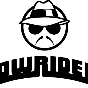 Naklejka na samochód auto, szybę lakier, tuning LOW RIDER lo-lo 15cm Premium