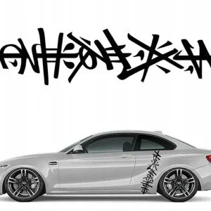 NAKLEJKA Grafika na samochód szybę CHIŃSKIE ZNAKI CHINA 19x75 | KOLORY Oferta limitowana