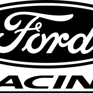 Naklejka na samochód auto, szybę lakier, tuning Ford Racing logo 15cm Kup teraz