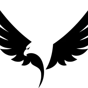 Naklejka na samochód auto, szybę lakier, tuning Orzeł 15cm Wysoka jakość