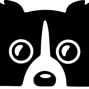Nowość Naklejka na samochód auto, szybę lakier, tuning Pies na klapę bagażnik 25cm
