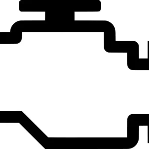 Naklejka na samochód auto, szybę lakier, tuning check engine logo 15cm Tylko dziś