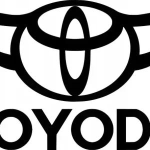 Szybka dostawa Naklejka na samochód auto, szybę lakier, tuning TOYODA Toyota logo 20cm