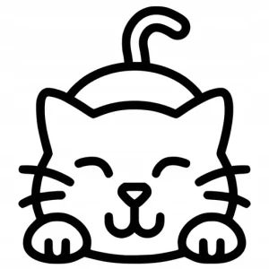 Nowość Naklejka na samochód auto, szybę lakier, tuning kot kotek bajka 20cm