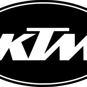 Naklejka na samochód auto, szybę lakier, tuning kask KTM 20cm Oryginalny