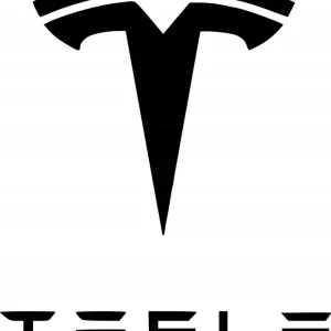 Autentyczny Naklejka na samochód auto, szybę lakier, tuning tesla logo znaczek 25cm
