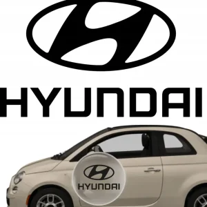 Naklejka na samochód auto, szybę lakier, tuning Hyundai logo 20cm Rabat