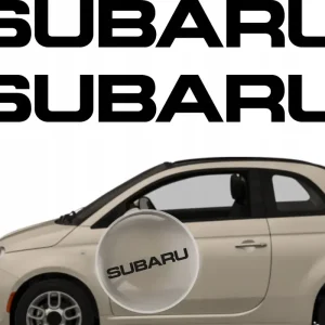 Niska cena Naklejka na samochód auto, szybę lakier, tuning Subaru napisy 25cm