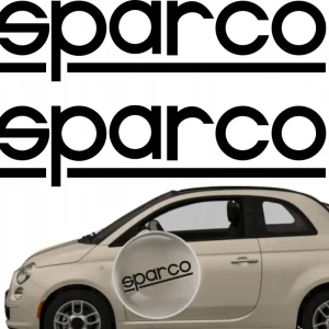 Wysoka jakość Naklejka na samochód auto, szybę lakier, tuning sparco logo 30cm