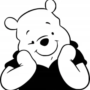 Tylko dziś Naklejka na samochód auto, szybę lakier, tuning Kubuś Puchatek 25cm