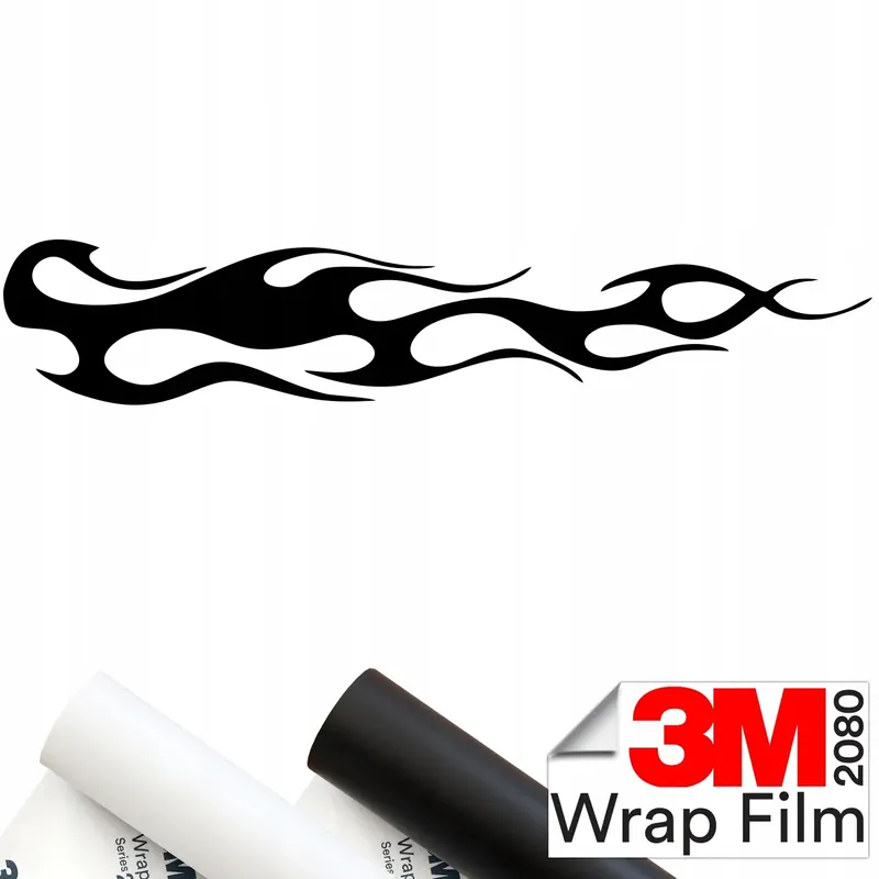 Wyprzedaż 3M 2080 NAKLEJKA na samochód PŁOMIENIE ognie FIRE 30x6