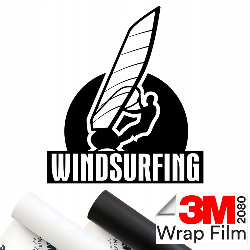 3M 2080 NAKLEJKA na auto WINDSURFING SURF SPORT HOBBY 15x13 Ekspresowa dostawa