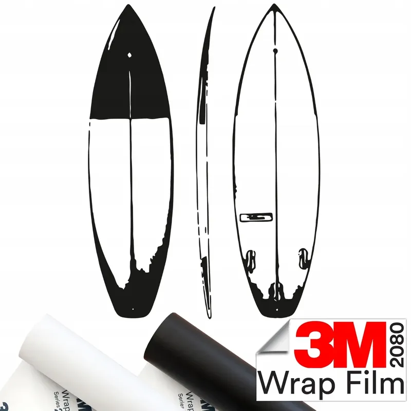 3M 2080 NAKLEJKA na samochód DESKI SURFBOARD SURFING 11x15 Autentyczny