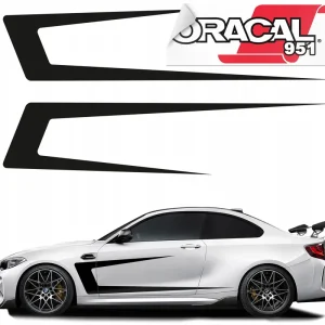 NAKLEJKI NA BOK SAMOCHODU PASKI PASY 200x44cm 951 Premium