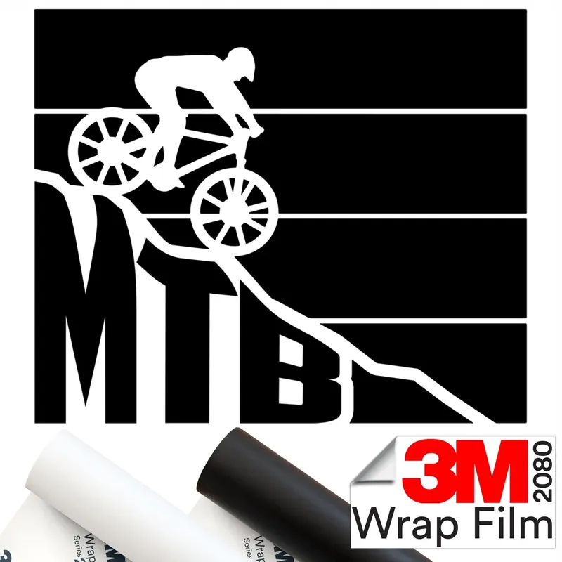 3M 2080 NAKLEJKA na samochód MTB MOUNTAINBIKE ROWER 12x14 Kup teraz