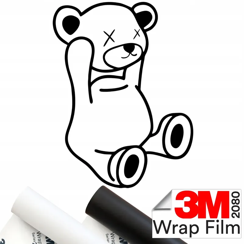 3M 2080 NAKLEJKA na samochód MIŚ MISIEK WLEPKA 15x11 Niska cena