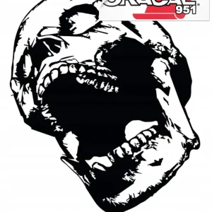 Szybka dostawa NAKLEJKA na AUTO JEEP OFFROAD CZASZKA 43x56 DUŻA