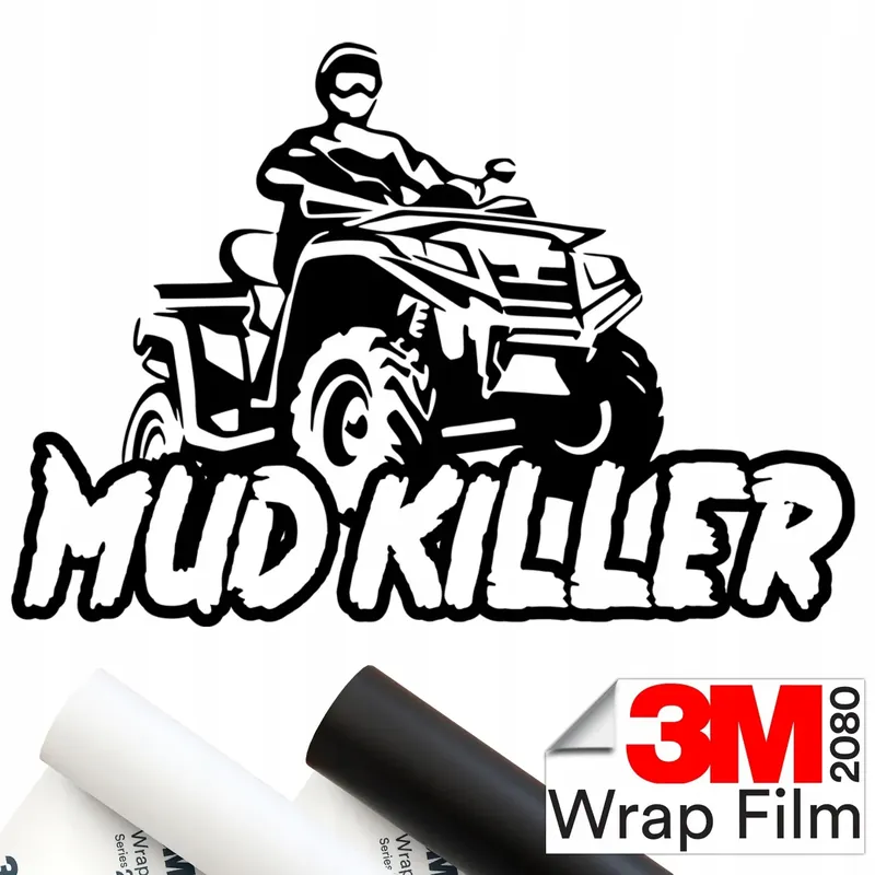 3M 2080 NAKLEJKA na samochód auto QUAD MUD KILLER 10x15 Zwrot pieniędzy