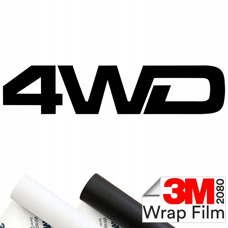 3M 2080 NAKLEJKA na samochód 4WD Napęd na 4 30x6,5 Premium