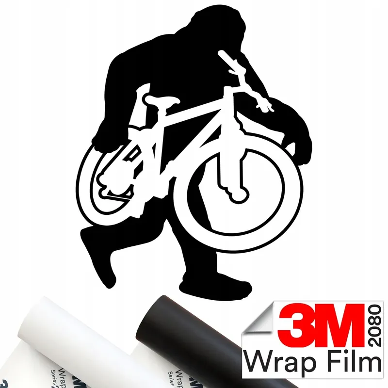 3M 2080 NAKLEJKA na samochód MTB MOUNTAINBIKE ROWER 9x12 Promocja