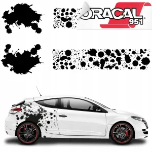 NAKLEJKA NA SAMOCHÓD MORO CAMO ROZPRYSK 44X500cm Popularny