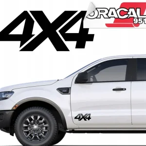 Niska cena NAKLEJKA NA AUTO JEEP 4X4 OFF ROAD 20X8cm 951