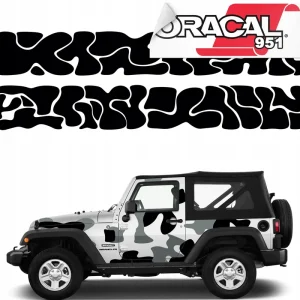 NAKLEJKI NA SAMOCHÓD CAMO MORO KAMUFLAŻ 45x600cm Tylko dziś