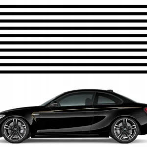 Rabat ZESTAW NAKLEJEK na auto PASKI 0,5x300 cm RÓŻNE KOLORY / PROMOCJA