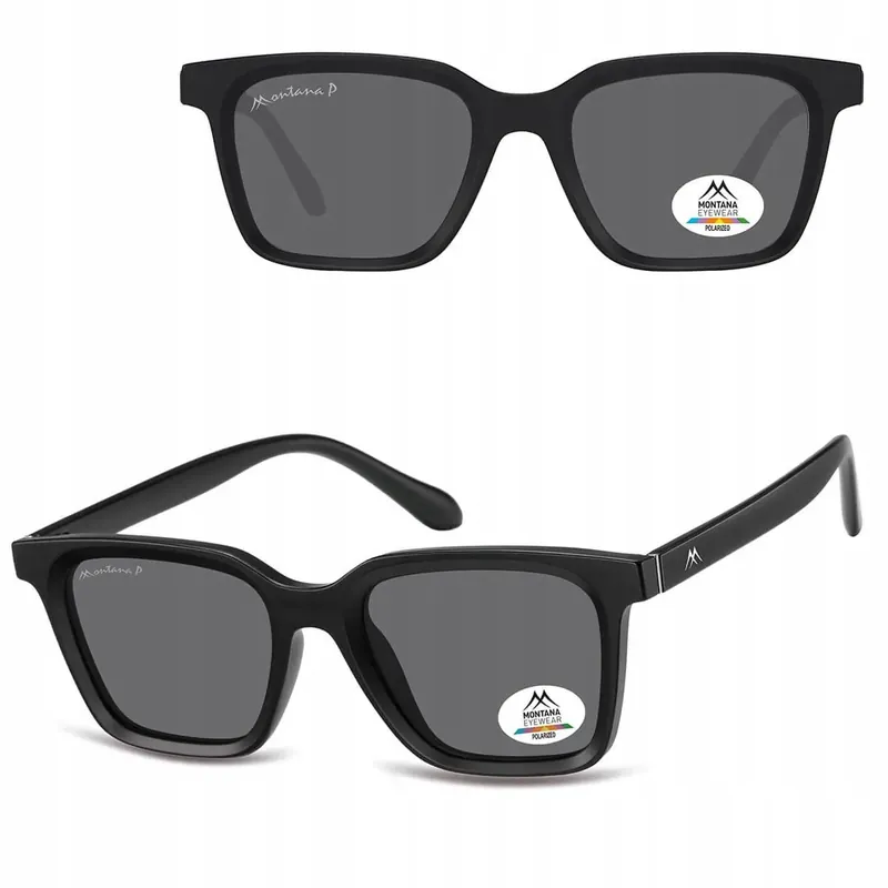 Wyprzedaż Okulary Przeciwsłoneczne Prostokątne Polaryzacyjne Damskie/Męskie MONTANA