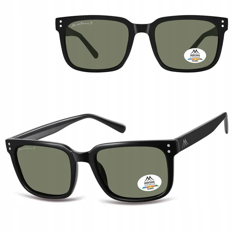 Okulary Przeciwsłoneczne Prostokątne Polaryzacyjne Damskie/Męskie MONTANA Wyprzedaż