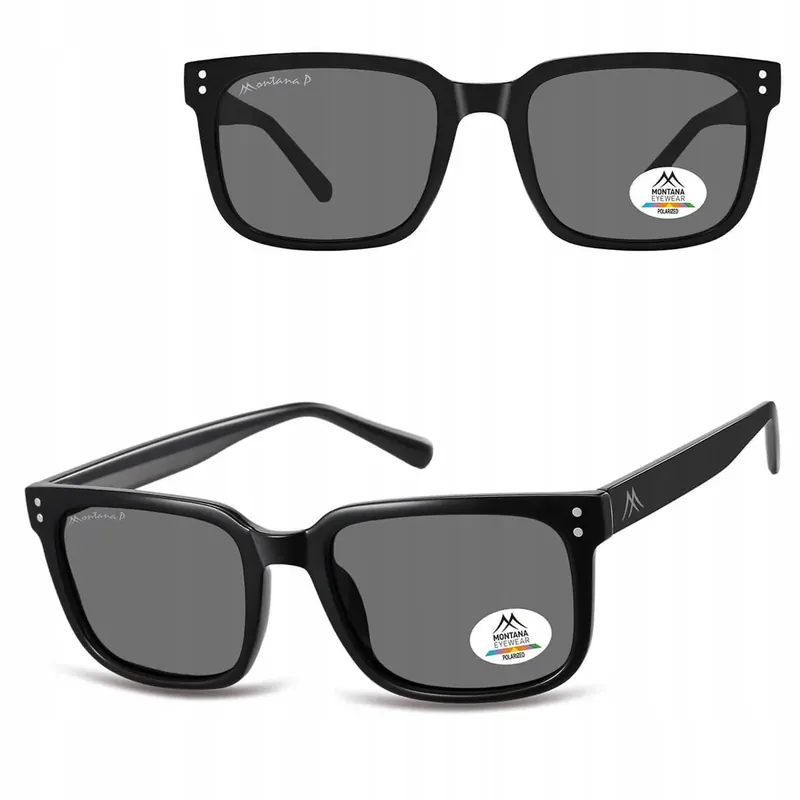 Okulary Przeciwsłoneczne Prostokątne Polaryzacyjne Damskie/Męskie MONTANA Premium