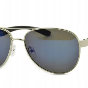 Okulary Pilotki POLARYZACYJNE Lustrzanki KIEROWCÓW PRZECIWSŁONECZNE UV400 M Oryginalny