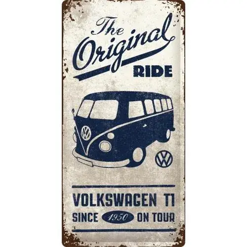 METALOWY PLAKAT 25 X 50CM VW BULLI - THE ORIGINAL Najlepsza cena