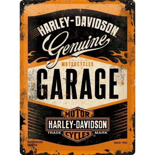 METALOWY PLAKAT 30 X 40CM HARLEY-DAVIDSON GARAGE Kup teraz