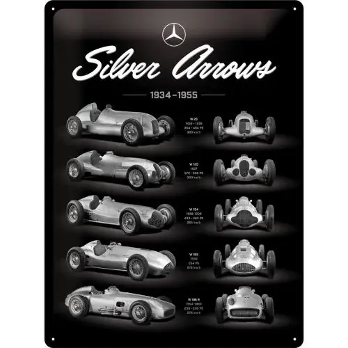 METALOWY PLAKAT 30 X 40CM MERCEDES BENZ Oryginalny