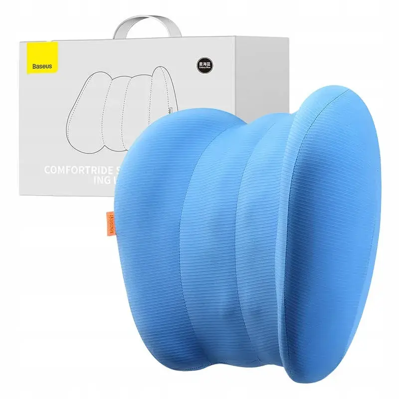 Autentyczny PODUSZKA SAMOCHODOWA POD LĘDŹWIE BASEUS NIEBIESKA