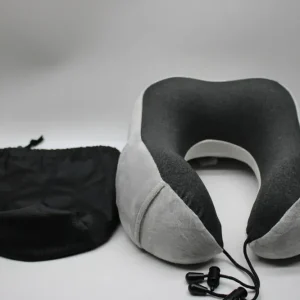 Yomisee Poduszka podróżna pod kark do samolotu z pianki z pamięcią kształtu Rabat