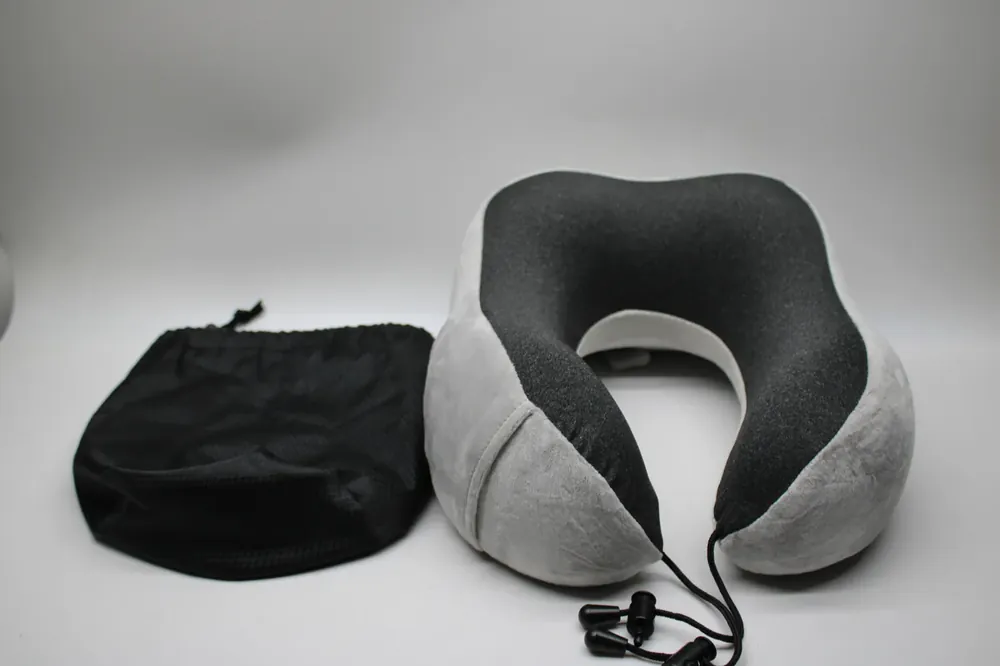 Yomisee Poduszka podróżna pod kark do samolotu z pianki z pamięcią kształtu Rabat