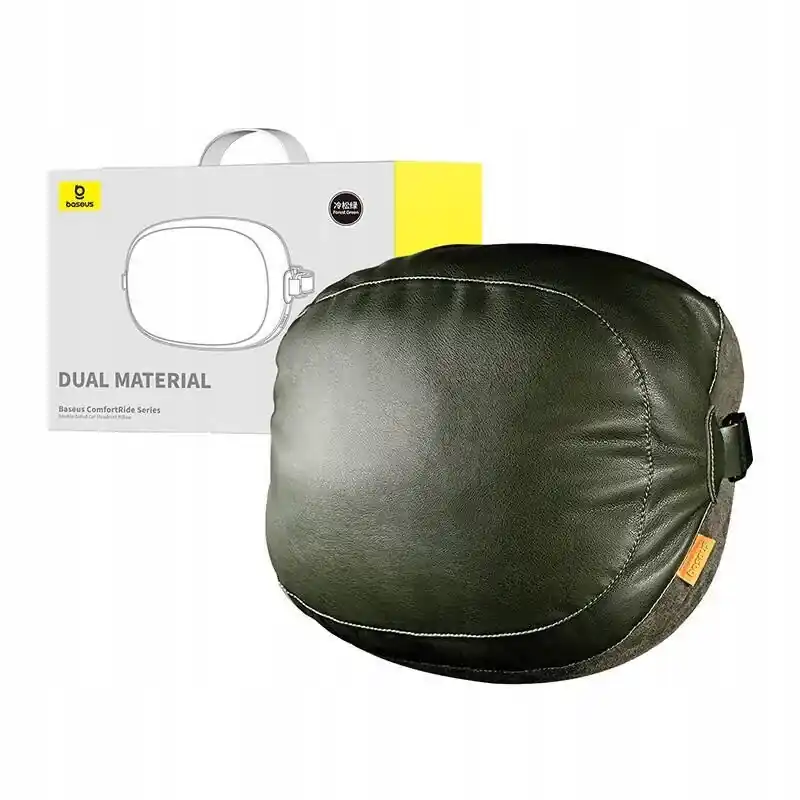 Tylko dziś Poduszka na zagłówek samochodowy ComfortRide ciemnozielona