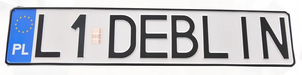 Zwrot pieniędzy Polskie tablice okazjonalne