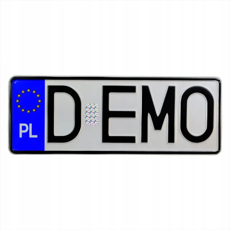 Oferta Nowa mała polska tablica 305x112,5 mm.