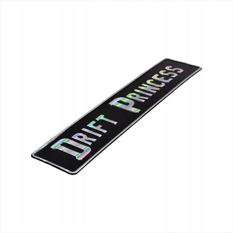 Zwrot pieniędzy Tablica dekoracyjna aluminiowa tłoczona Drift P