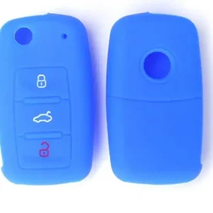 POKROWIEC NA KLUCZYK DO VW GOLF MK4/MK5/MK6/SKODA OCTAVIA, NIEBIESKI Oferta limitowana