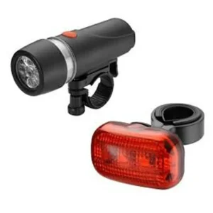 LAMPA ROWEROWA PRZÓD + TYŁ LED 3LED Wysoka jakość