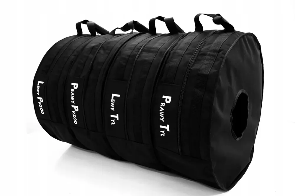 Autentyczny POKROWCE NA KOŁA / OPONY - 15" CALI 225/70 R15 - PREMIUM + OTWORY NA STOJAK