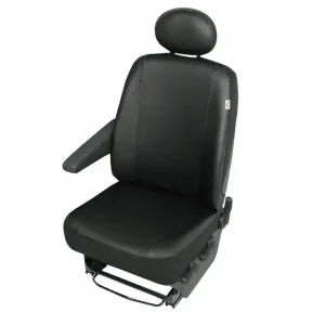 WODOODPORNY Pokrowiec z EKOSKÓRY na fotel do Fiat Ducato od 2015 Autentyczny